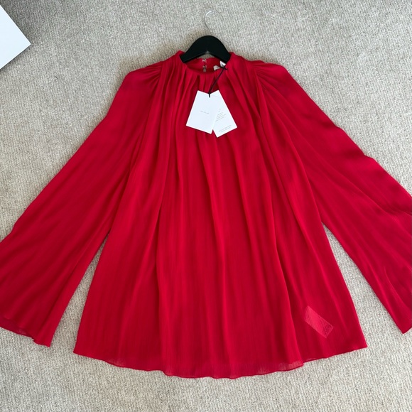 COS Tops - COS Atelier. The Crinkled Silk-Chiffon Silk Blouse. Brand New. Retail Price:$225